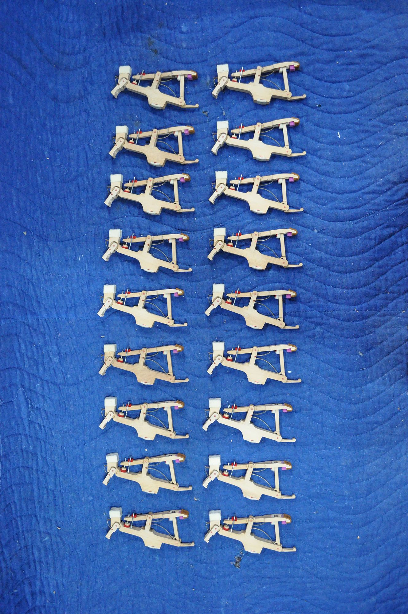 Hebeglieder für Flügel mit Hammerstielen +  Kapseln für S+S - 0374