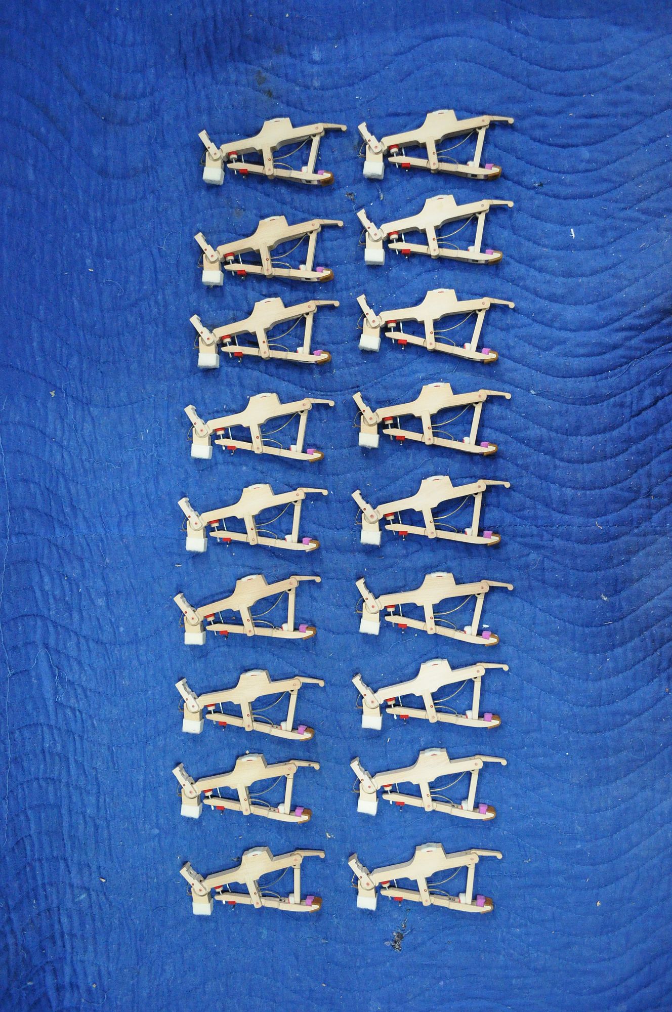 Hebeglieder für Flügel mit Hammerstielen +  Kapseln für S+S - 0374