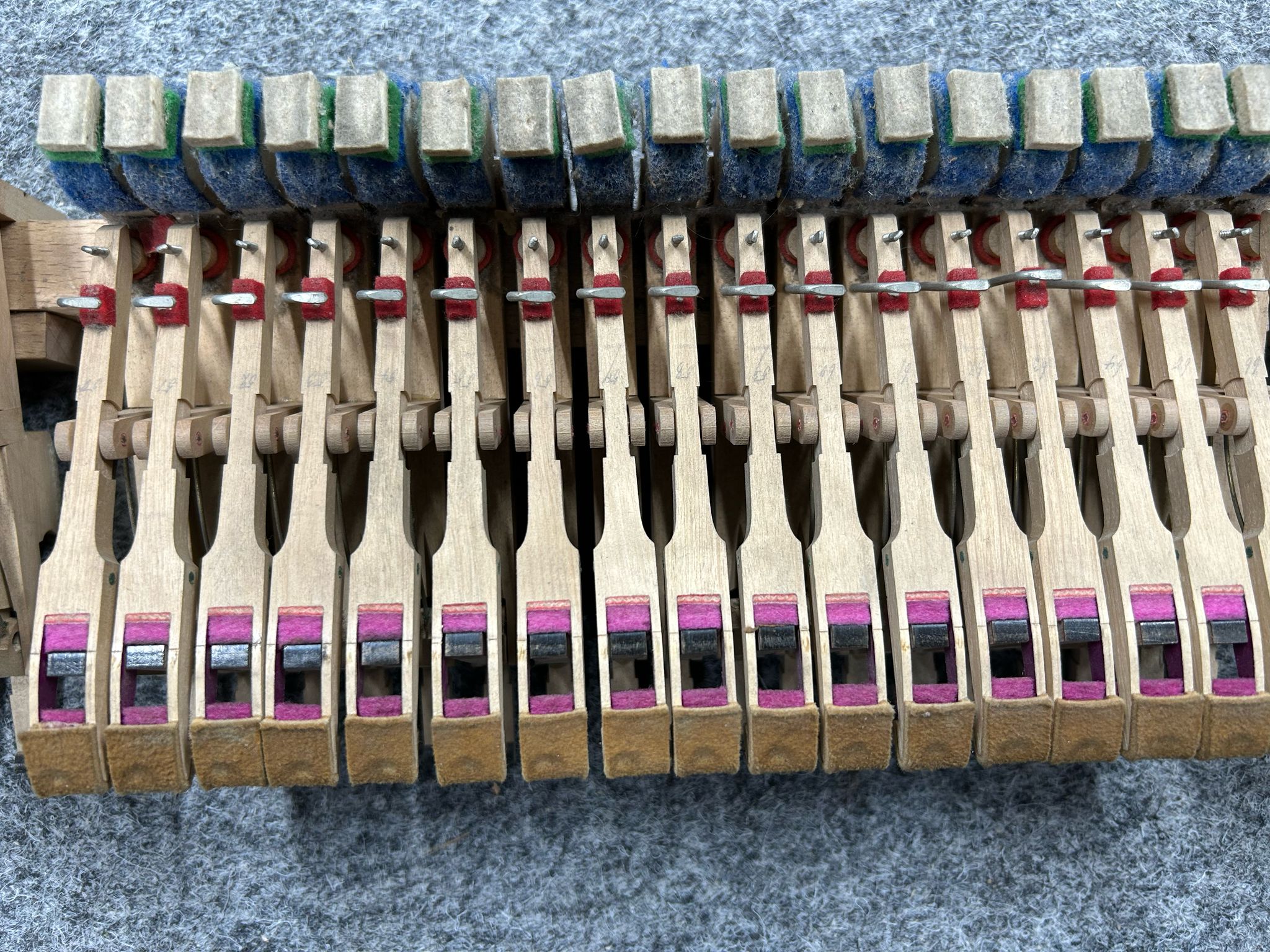 Hebeglieder für Erard Flügel - 1406