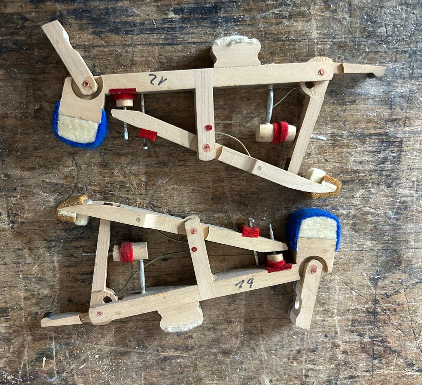 Hebeglieder f&uuml;r Schiedmayer - 1444