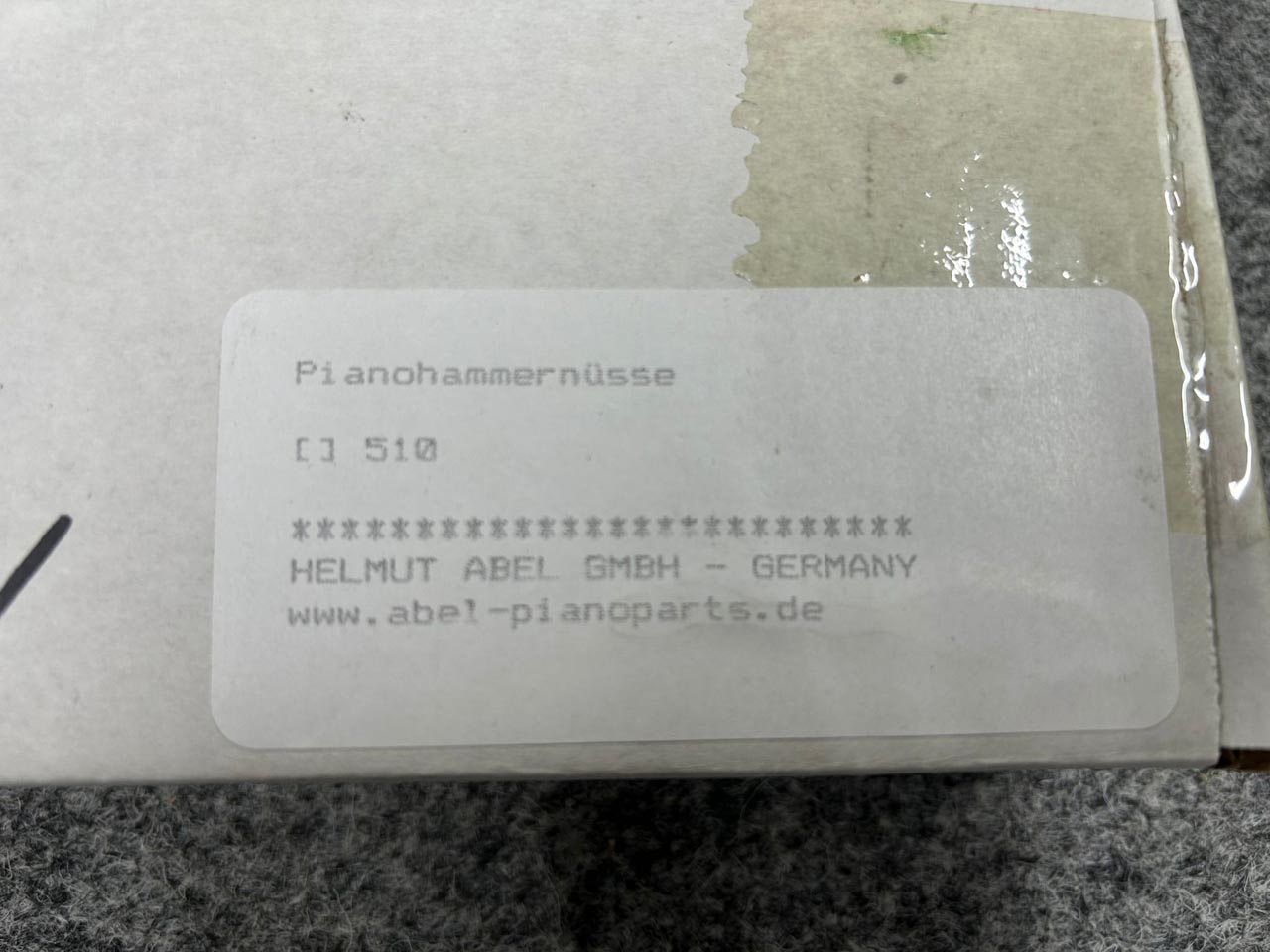 Hammern&uuml;sse von Abel Nr. 510 - 1455