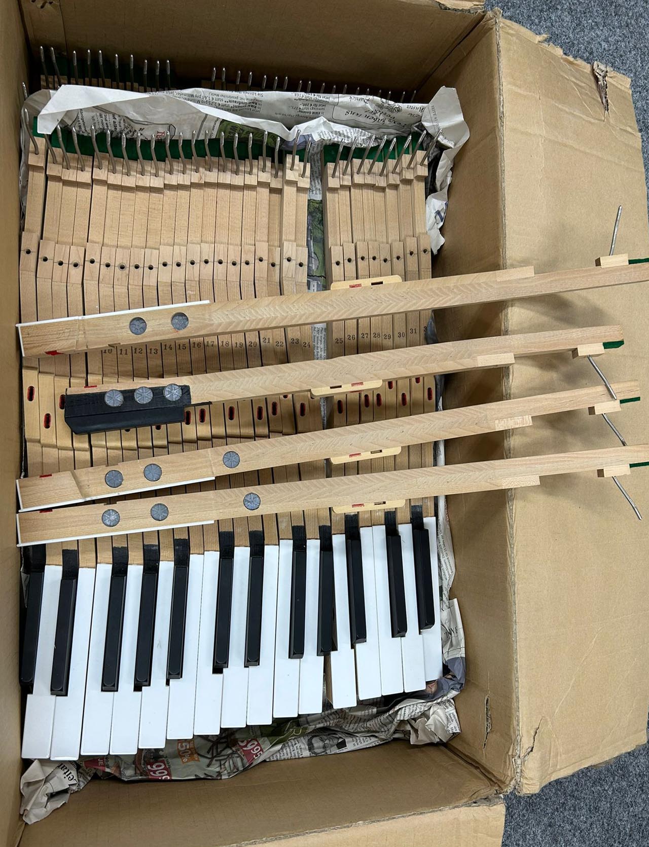 Tasten ohne Bleie zur Deko - 1448