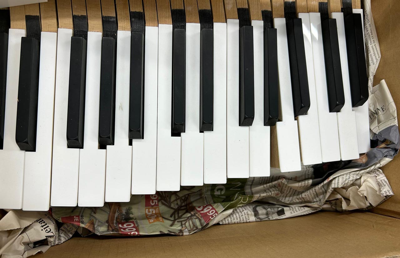 Tasten ohne Bleie zur Deko - 1448